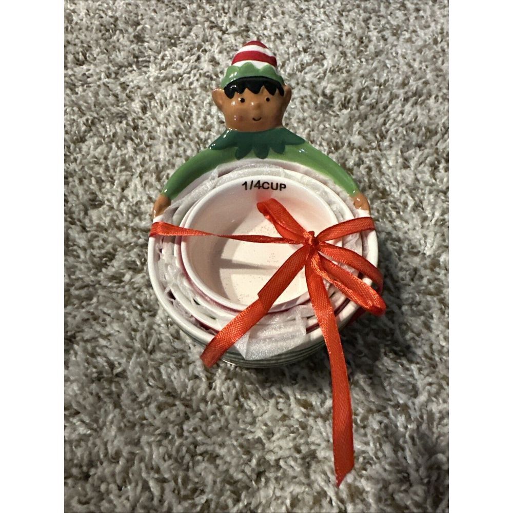 Holiday Time Christmas Elf‎ Boys Measuring Spoon Set NEW African American
